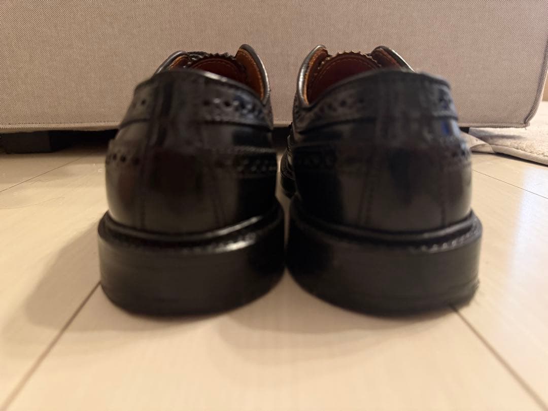 オールデン コードバン ロングウィングチップ 9751黒　7 1/2D 美品