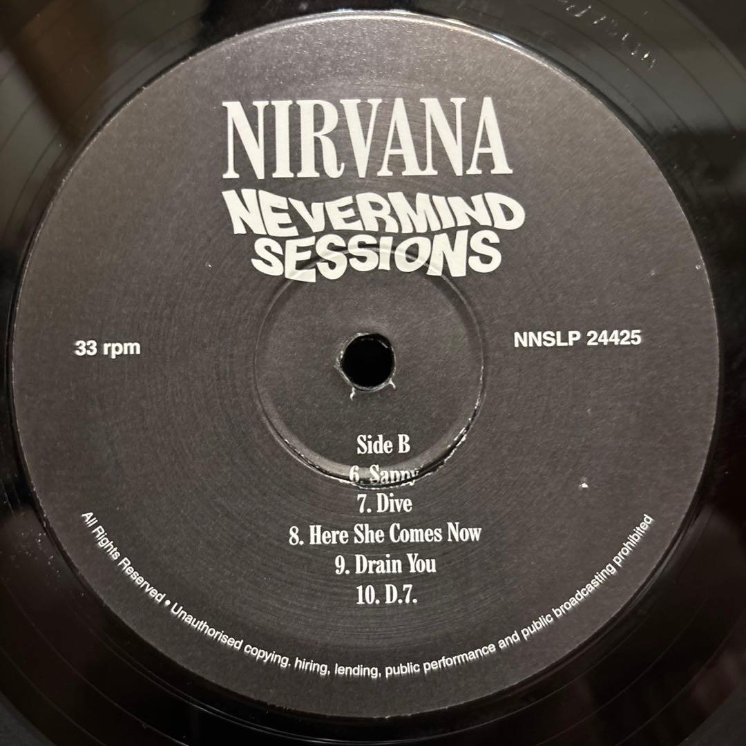 Nirvana Nevermind Sessions レコード ニルヴァーナ