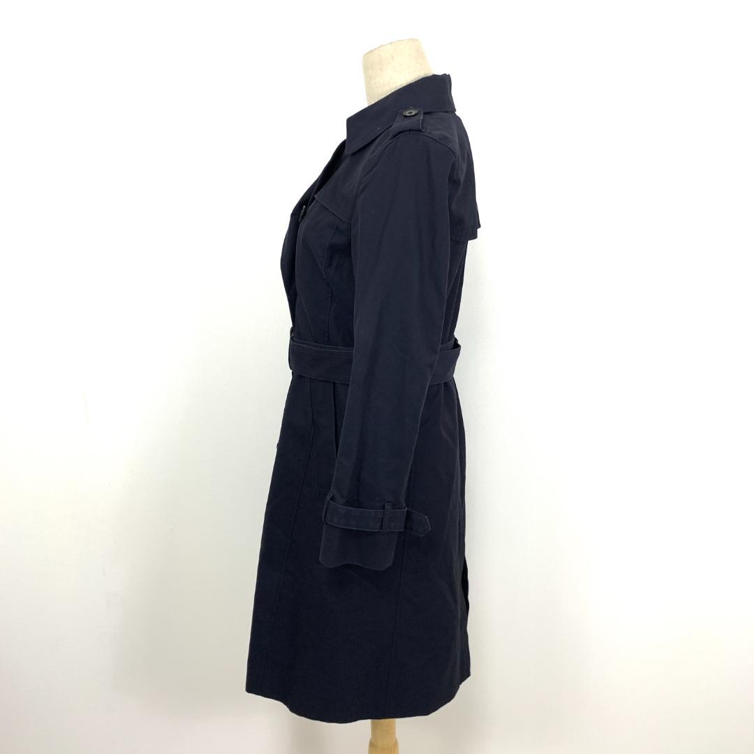 LA8688 マッキントッシュフィロソフィー トレンチコート ネイビー 紺 38