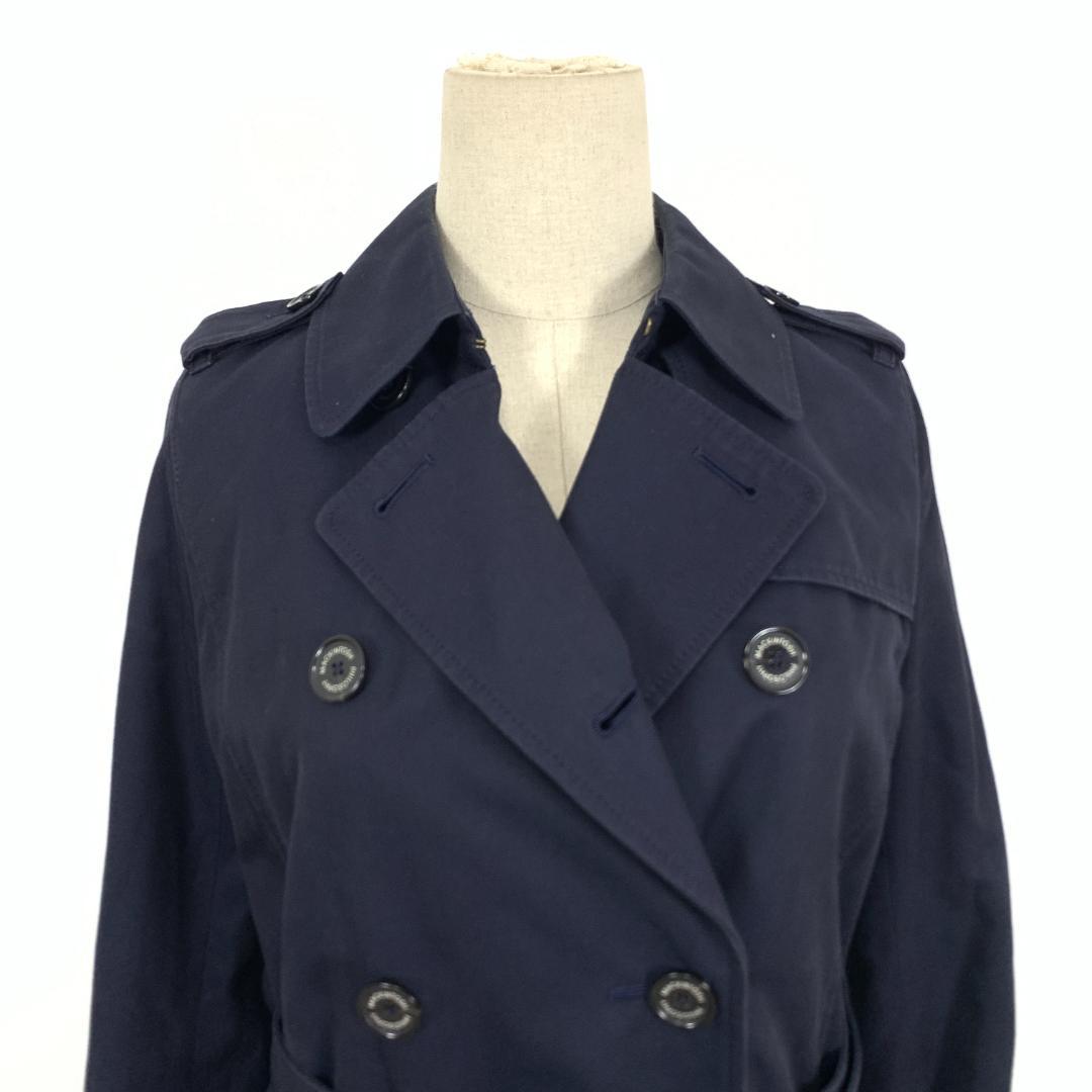 LA8688 マッキントッシュフィロソフィー トレンチコート ネイビー 紺 38