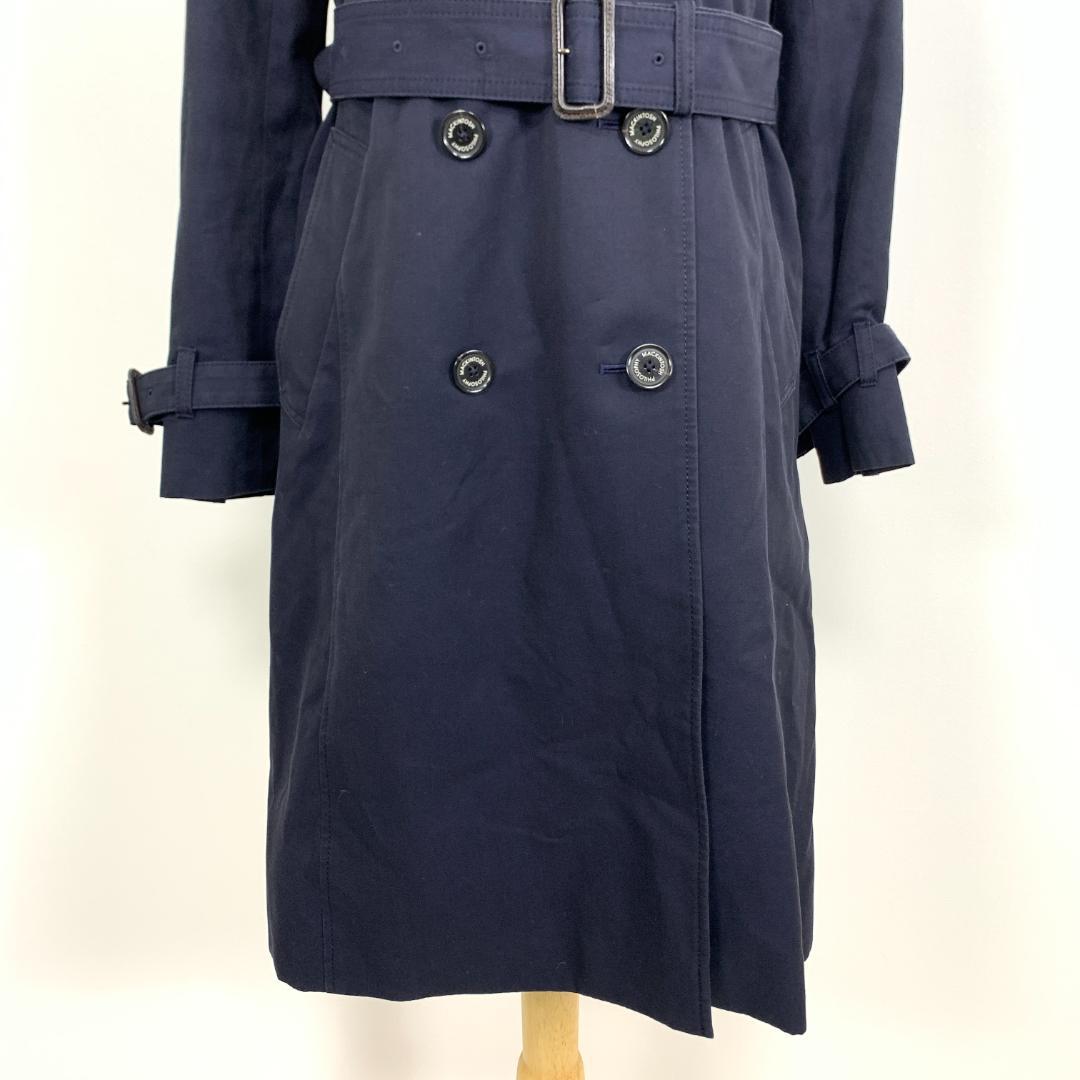 LA8688 マッキントッシュフィロソフィー トレンチコート ネイビー 紺 38