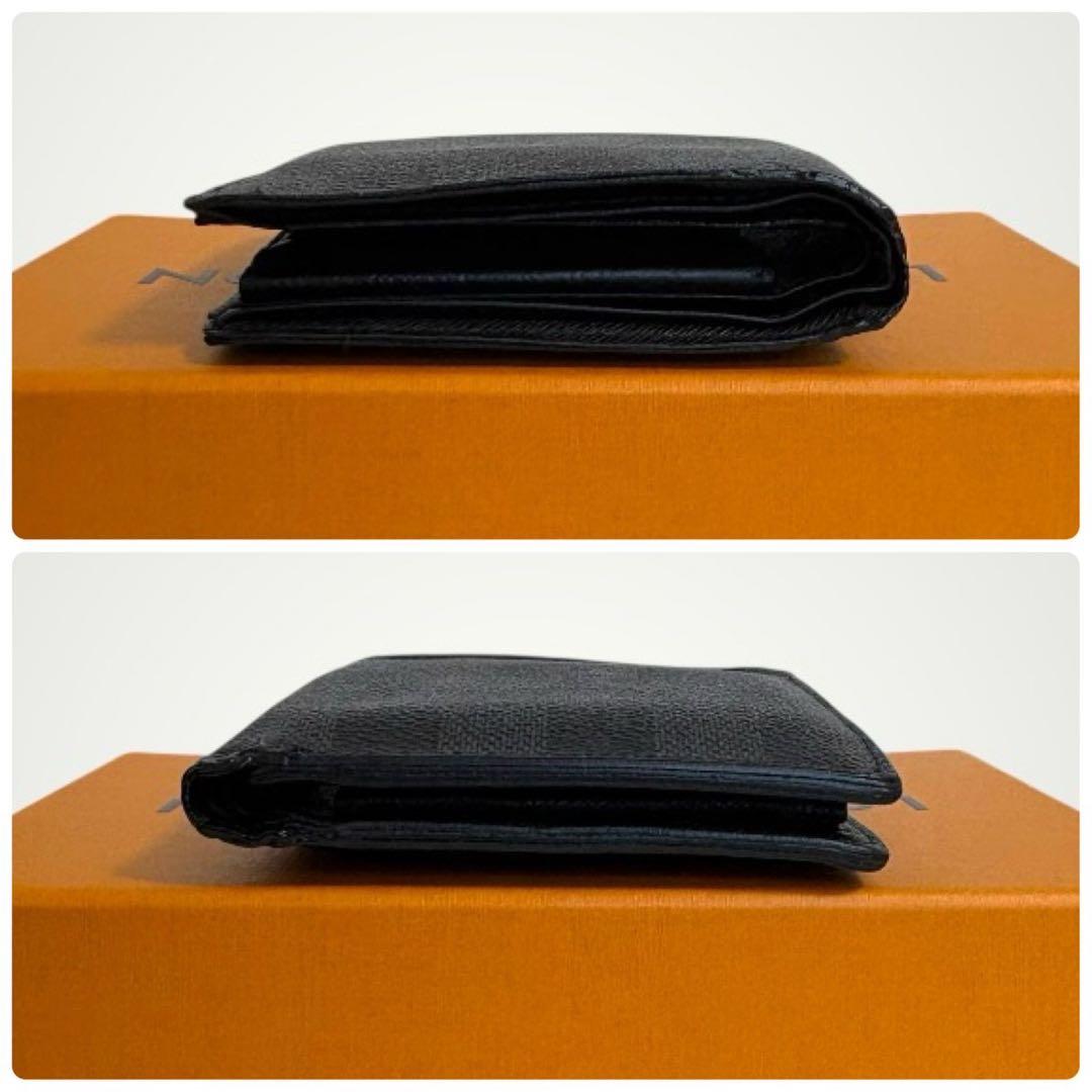 ルイヴィトン 財布 ポルトフォイユ マルコ ダミエ柄　二つ折り財布