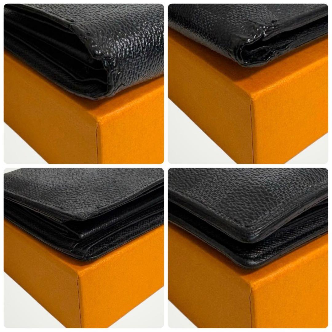 ルイヴィトン 財布 ポルトフォイユ マルコ ダミエ柄　二つ折り財布