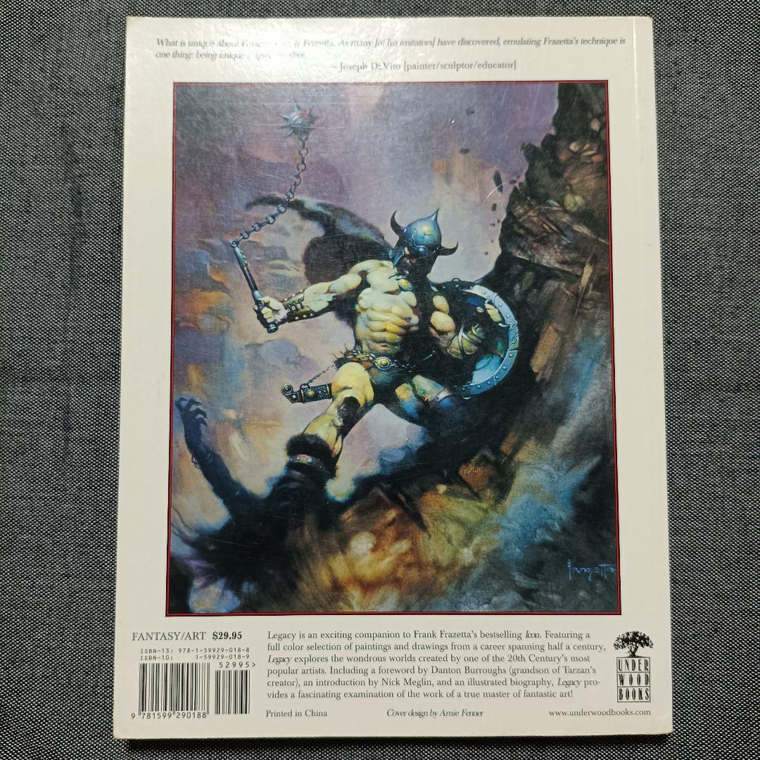 洋書 Legacy by Frank Frazetta