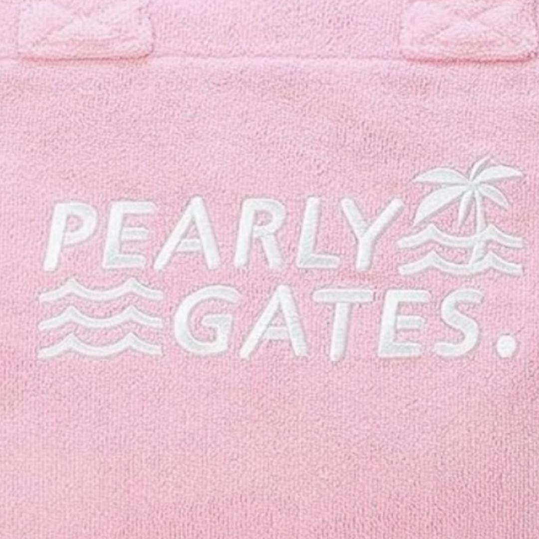 新品 パーリーゲイツ パイル生地 大容量 ロッカー バッグ ロゴ刺繍 090