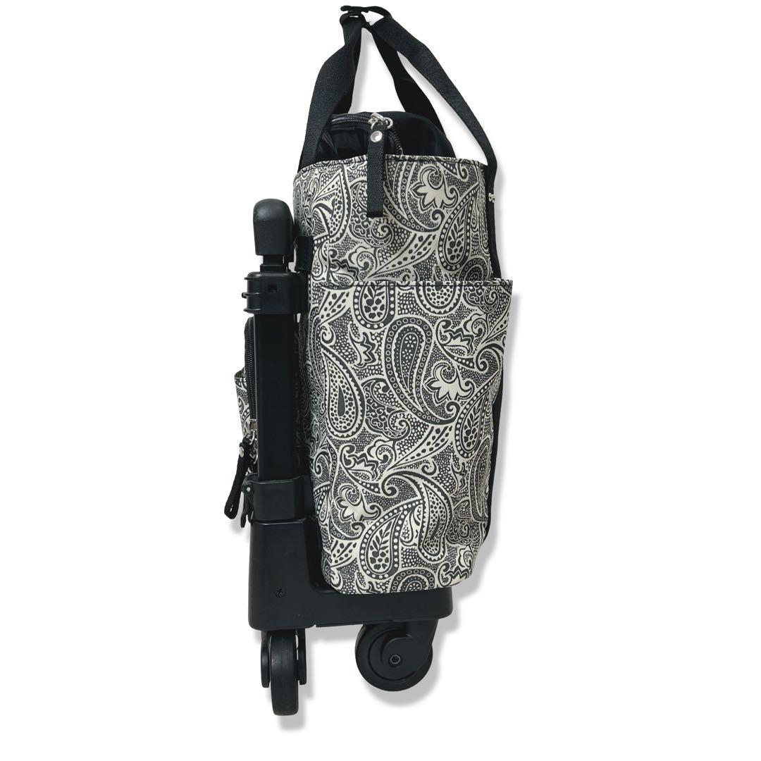 SWANY スワニー キャリーバッグ ユベーロ 4輪 ペイズリー ストッパー付き