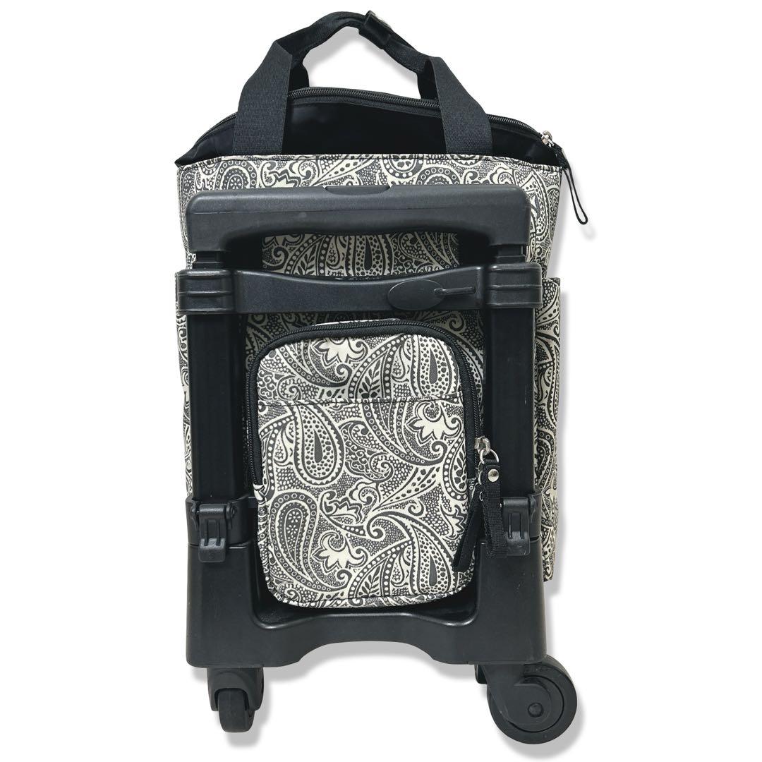 SWANY スワニー キャリーバッグ ユベーロ 4輪 ペイズリー ストッパー付き