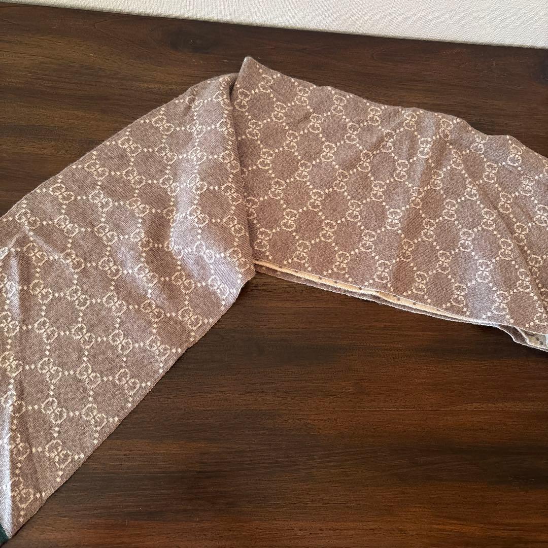 GUCCI GGパターン マフラー 23x180 cm