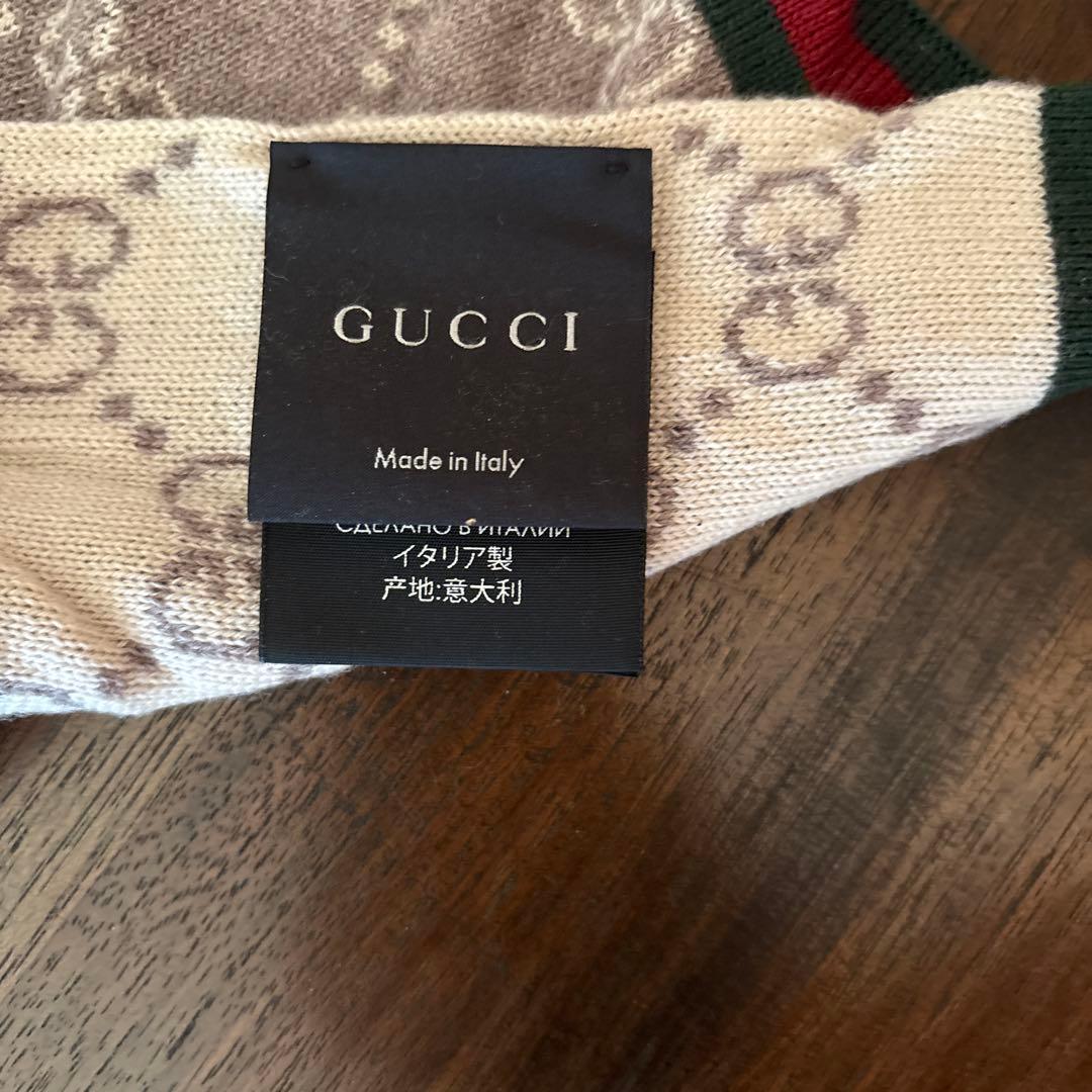 GUCCI GGパターン マフラー 23x180 cm