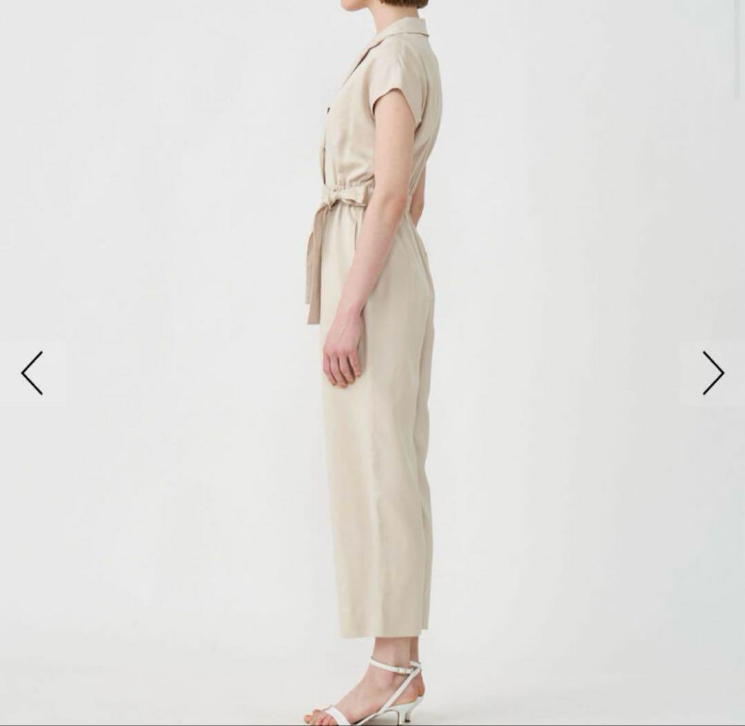 Ballsey セルロースナイロンツイルジャンプスーツ ベージュ 34