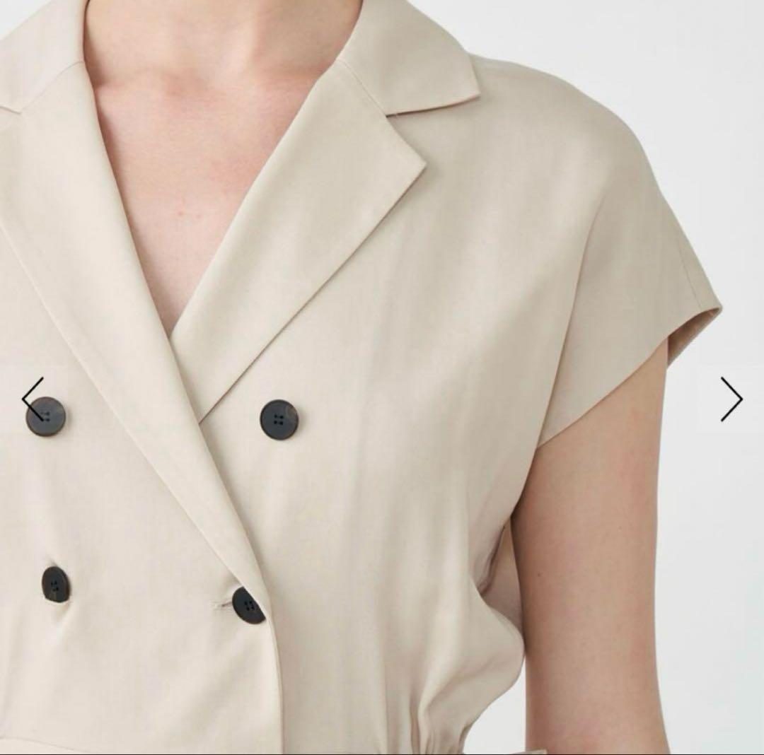 Ballsey セルロースナイロンツイルジャンプスーツ ベージュ 34