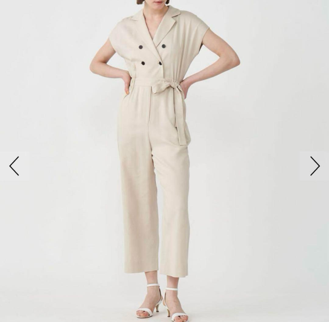 Ballsey セルロースナイロンツイルジャンプスーツ ベージュ 34