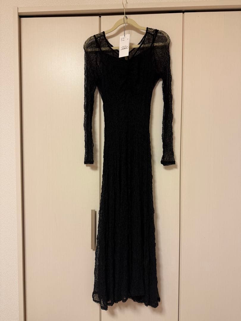 SNIDEL フロントギャザーレースドレス　結婚式　成人式