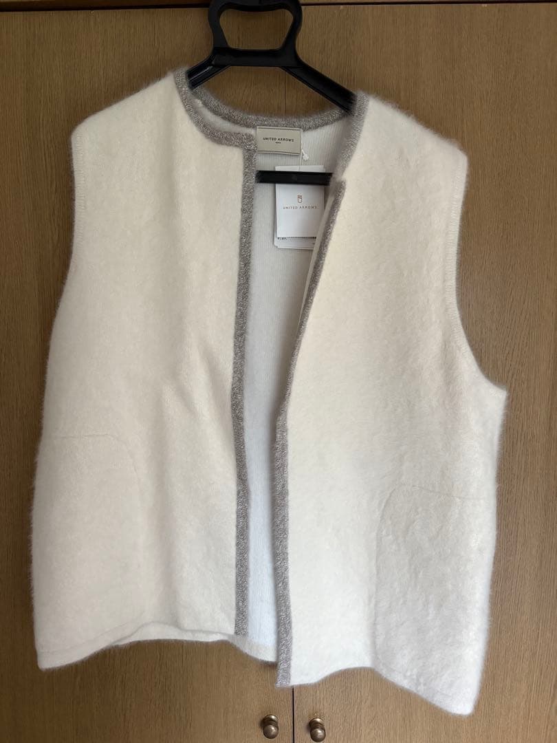 UNITED ARROWS ウール混紡 ニットベスト