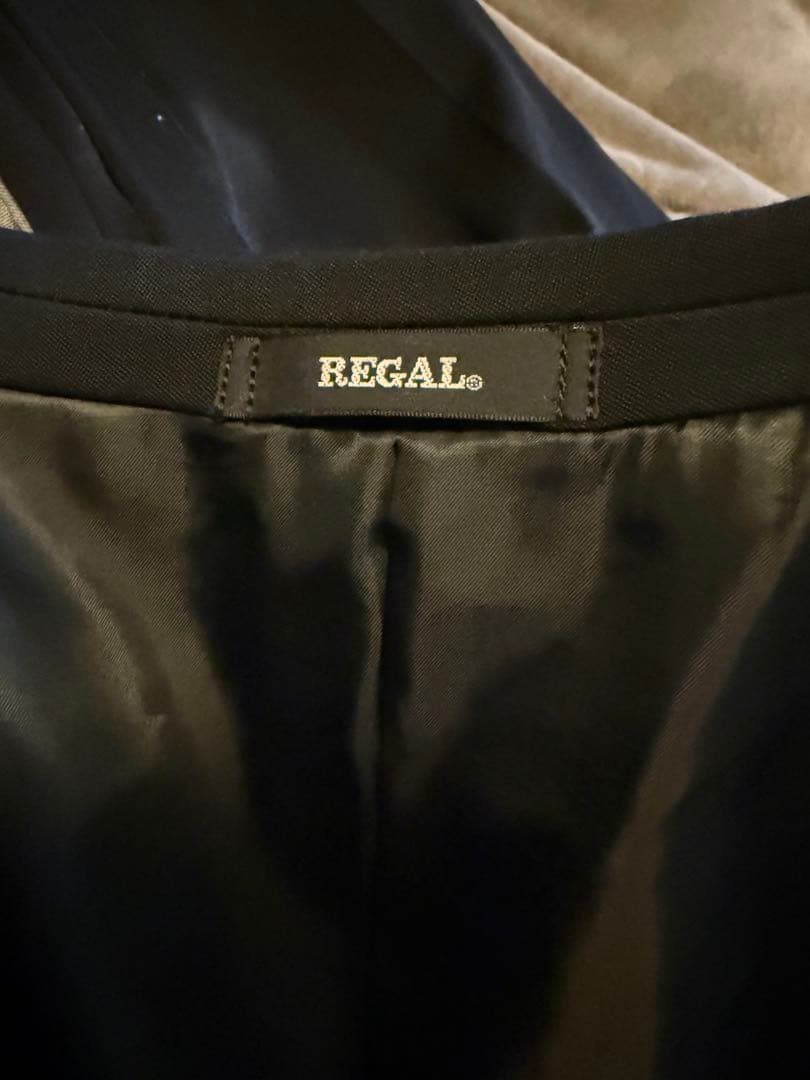 リーガル冠婚葬祭上下セット ネクタイ付 メンズ E5サイズ ブラック REGAL