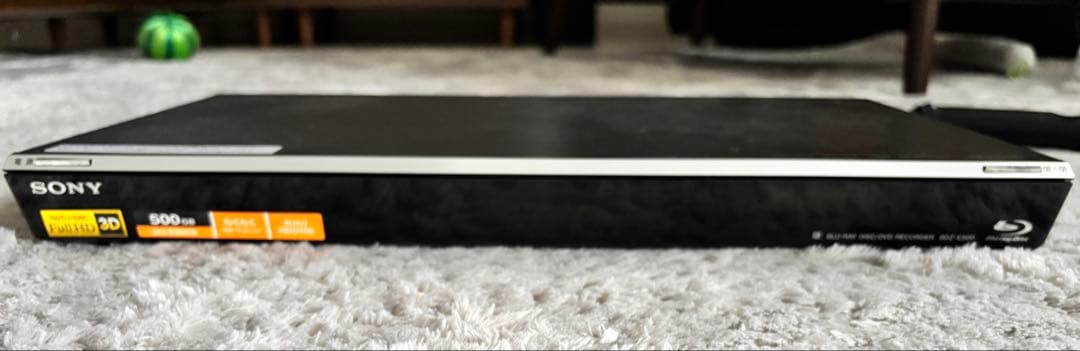 美品‼️SONY BDZ-E500 500GB ブルーレイレコーダー