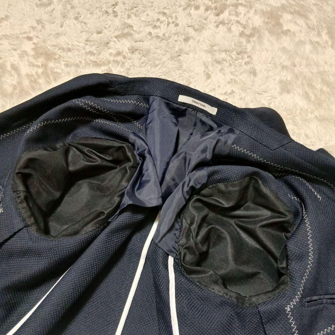 極美品 MACKINTOSH PHILOSOPHY トロッタージャケット 紺ブレ