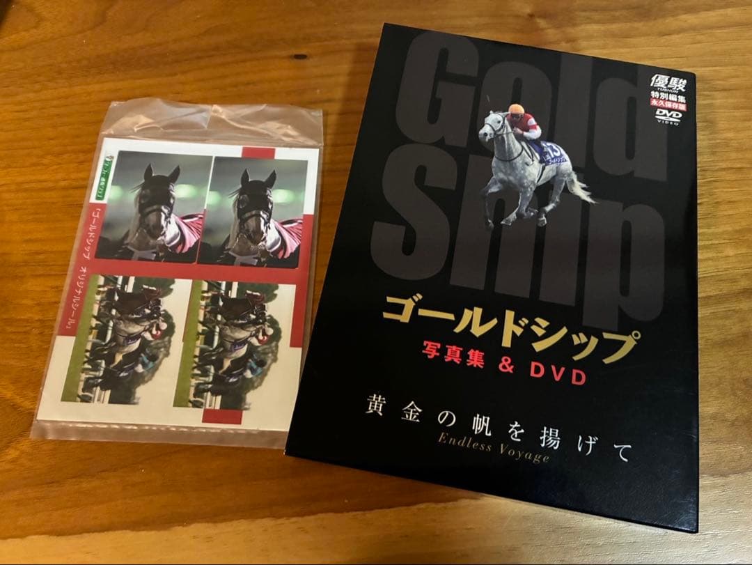 ゴールドシップ 写真集 & DVD 黄金の帆を揚げて 初回盤 絶版