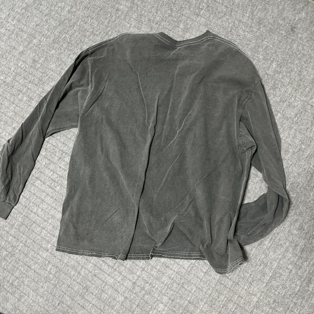 トップス ANCELLM \"EMBROIDERY DYED LS T-SHIRT \"