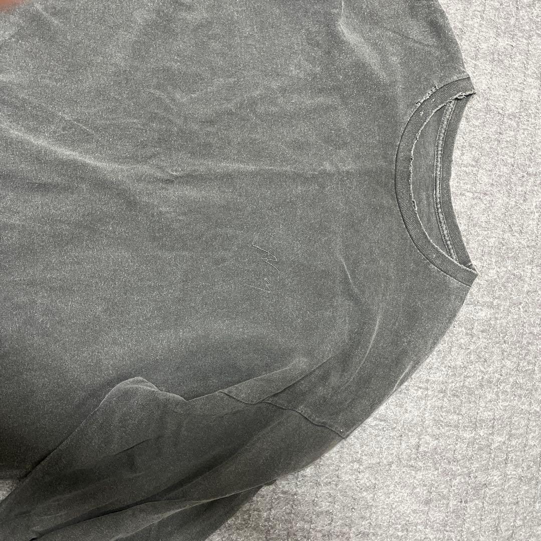 トップス ANCELLM \"EMBROIDERY DYED LS T-SHIRT \"