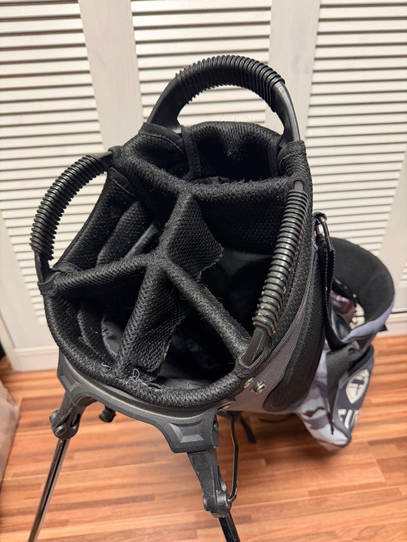 FIDRA 迷彩グレー スタンドキャディバック