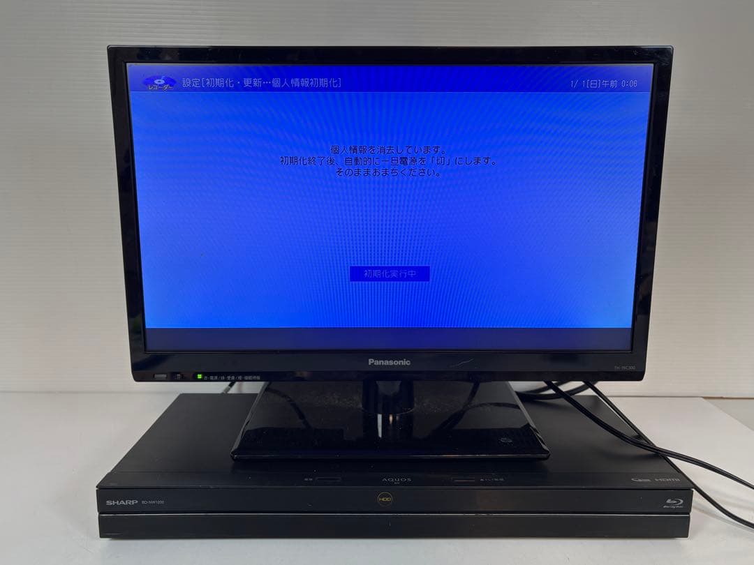 SHARP シャープ BD ブルーレイレコーダー BD-NW1200 動作品