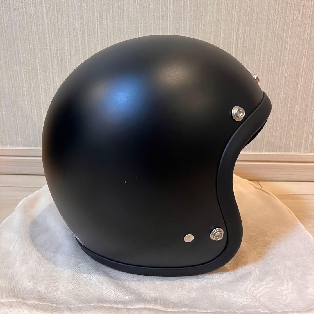 【美品】TT&CO. スーパーマグナム ジェットヘルメット 半ツヤブラック