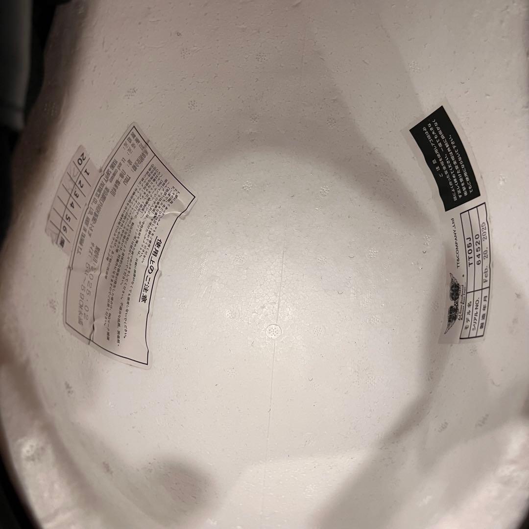 【美品】TT&CO. スーパーマグナム ジェットヘルメット 半ツヤブラック