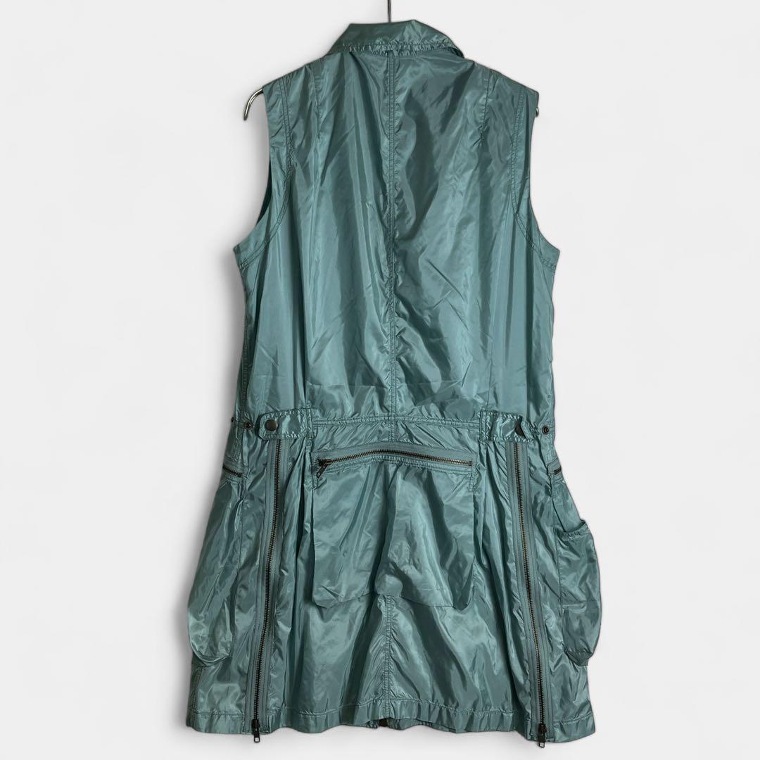 【04ss】ISSEY MIYAKE ミリタリー ナイロン チュニック