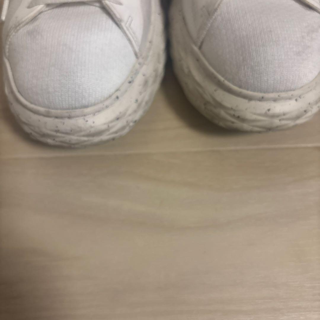 ジミーチュウ　ダイヤモンドカットスニーカー　ホワイト　38