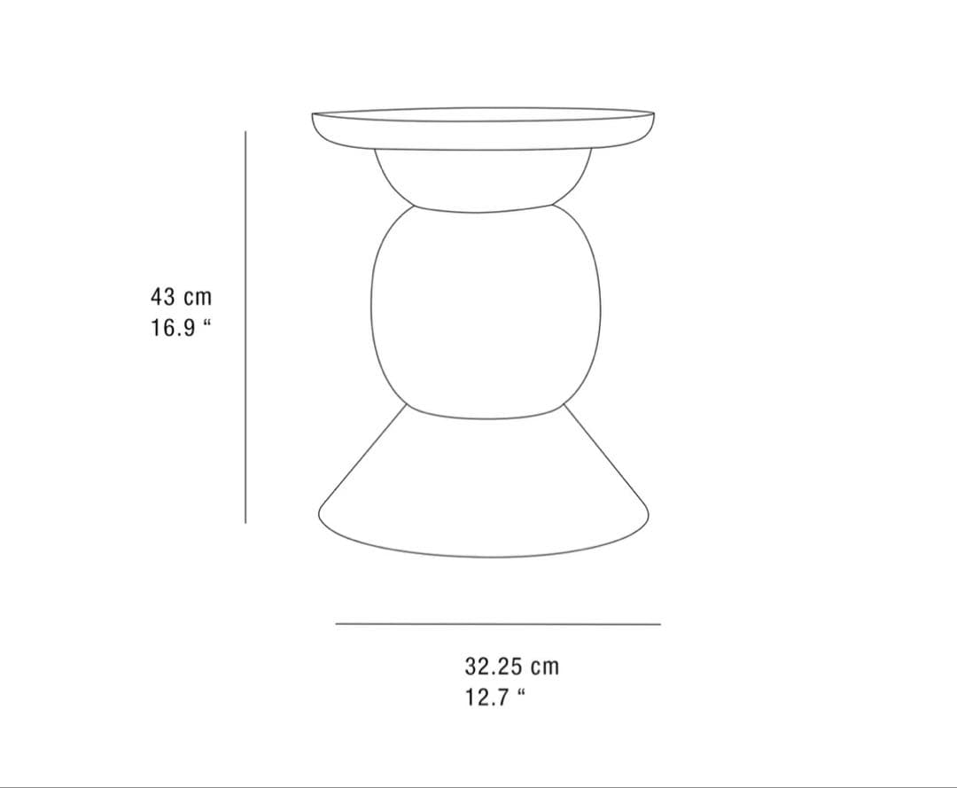 ®️ グロス＆マット サイドテーブル X COLLAGERIE