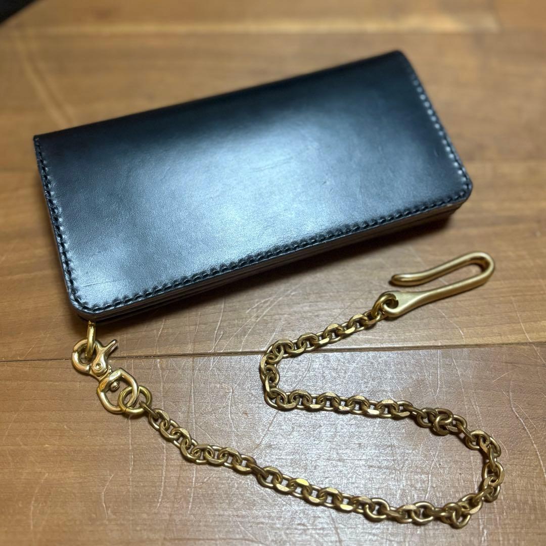 クロムエクセル　ロングトラッカーウォレット　 小判カン、ウォレットチェーン付き