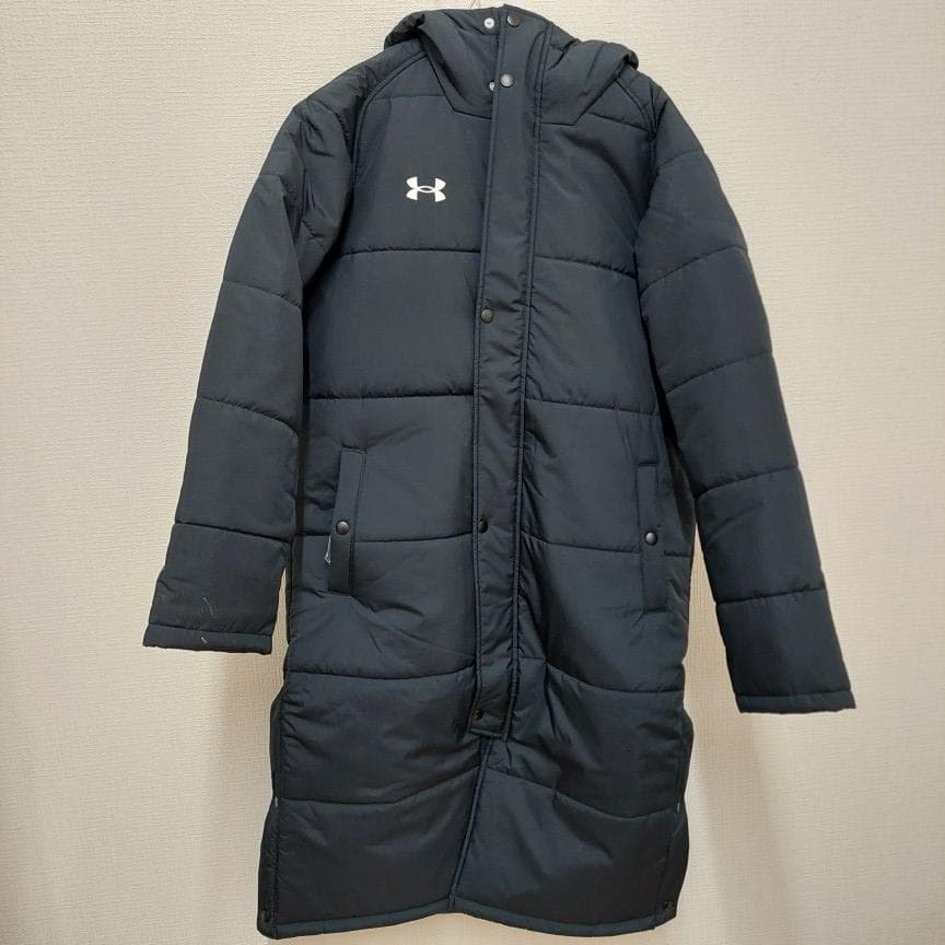 アンダーアーマー ベンチコート Sサイズ ブラック 新品 1381850