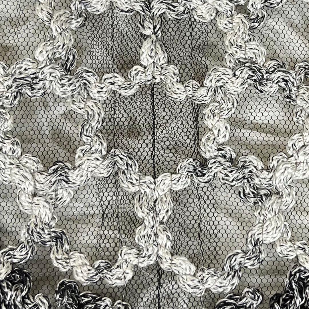 【定価38万円 新品】MUGETU 本場奄美大島 泥染絹×チュール 羽織 ジレ