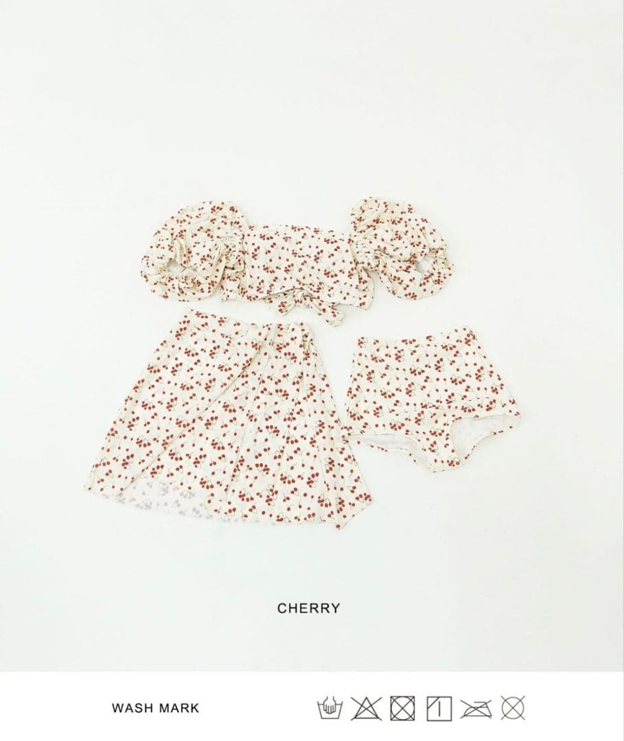 【新品・未使用】TINA：JOJUN Swim Wear セットアップ3点セット