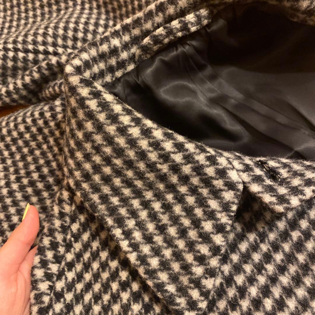 MANTECO チェスターコート 格子柄 & 