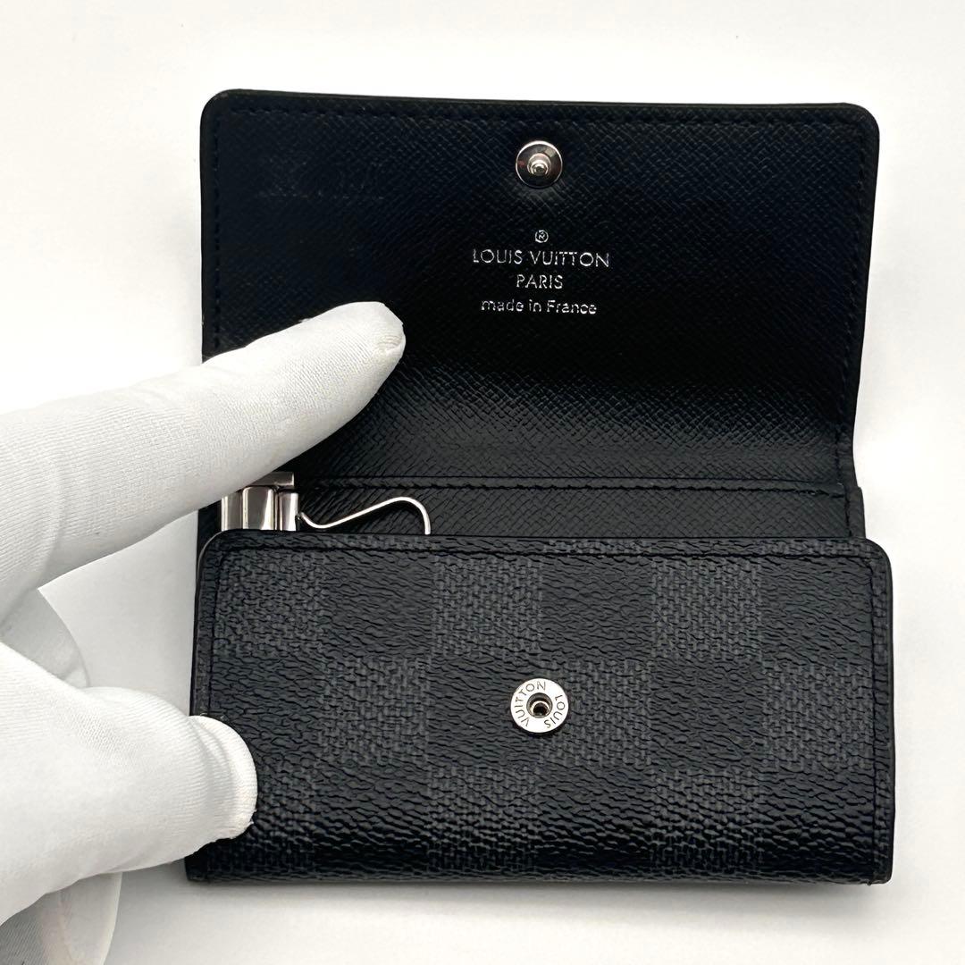 【IC搭載】ルイヴィトン 6連キーケース ダミエ グラフィット ✨極美品✨