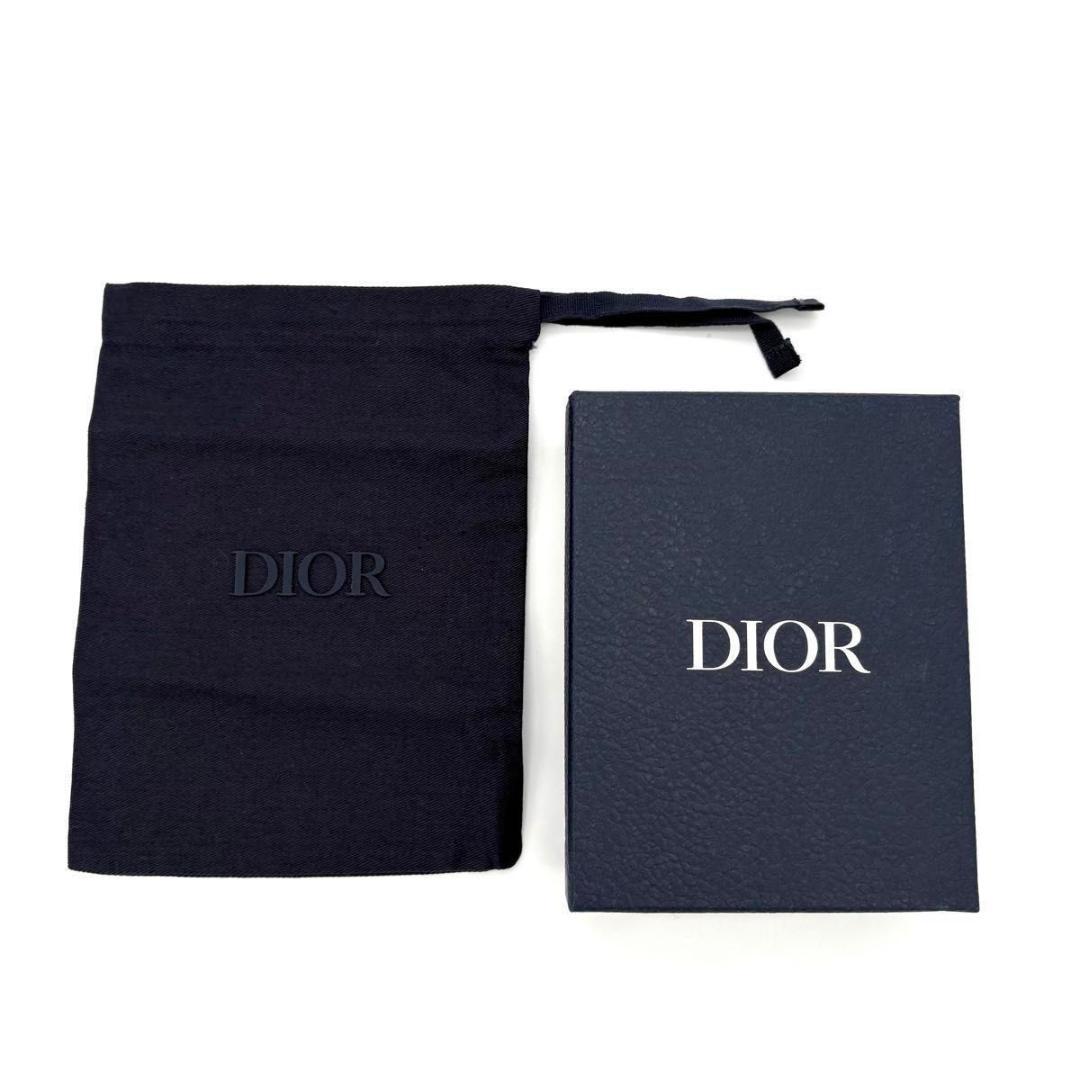 DIOR クリスチャン ディオール 折財布 CDアイコン 黒 ブラック 2553