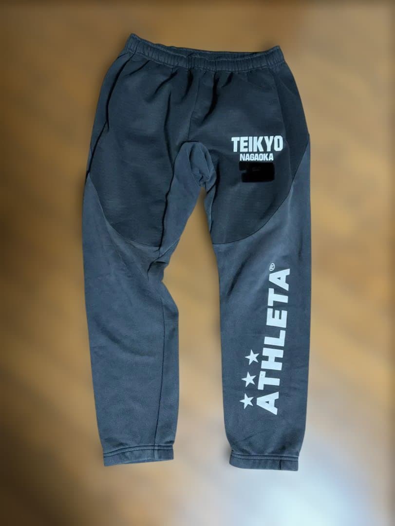 帝京長岡　ATHLETA タイダイ柄 フード付きスエットパーカー上下セット