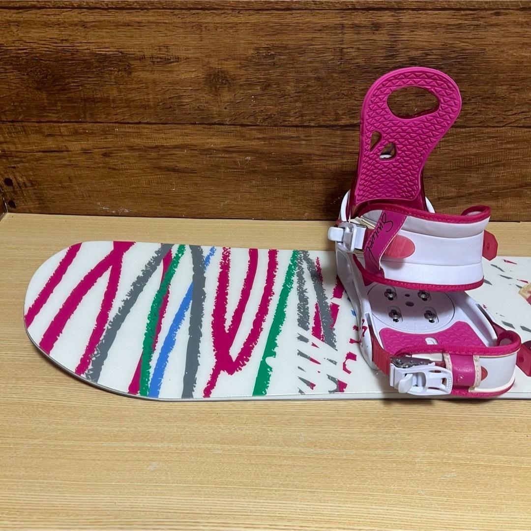 美品　SWIVEL レディース スノーボード 3点セット　146cm メンテ済