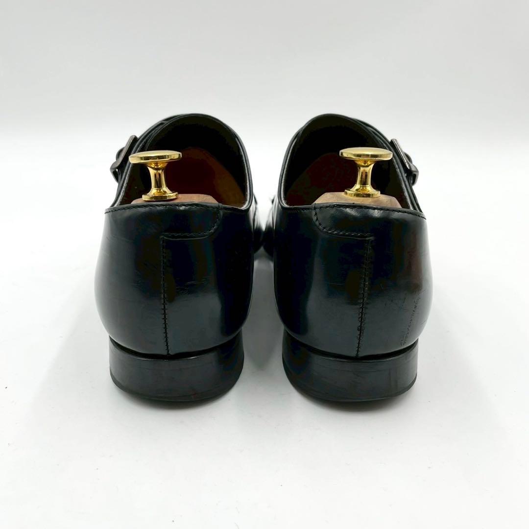 リーガル 636R ダブルモンク ブラック 25.5cm 本革 Y1238