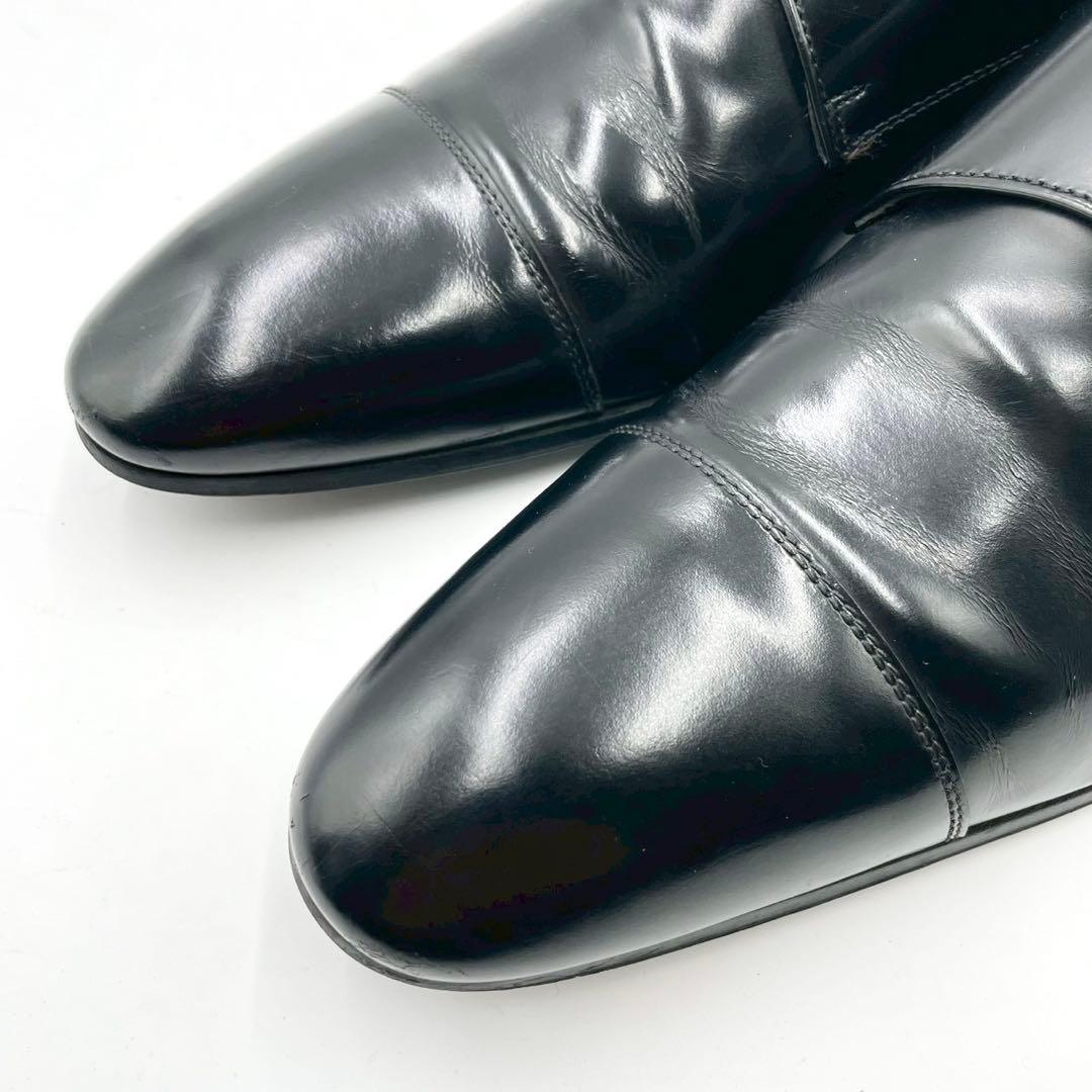 リーガル 636R ダブルモンク ブラック 25.5cm 本革 Y1238