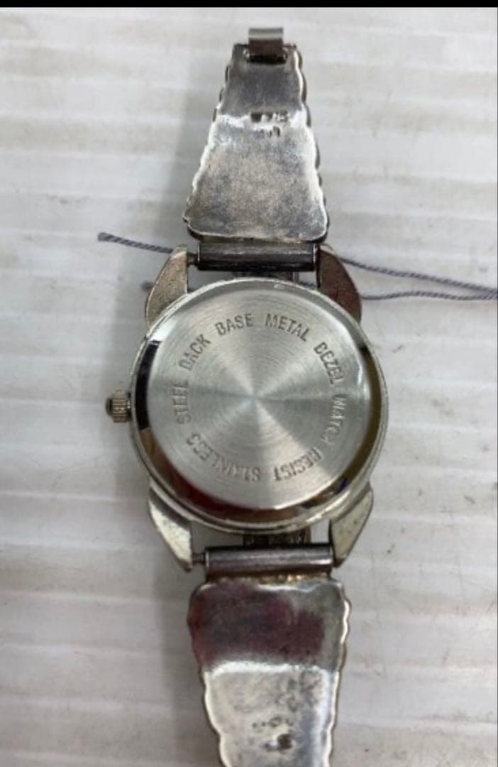 激レア　NAVAJO ナバホ　インディアンジュエリー 腕時計　シルバー925