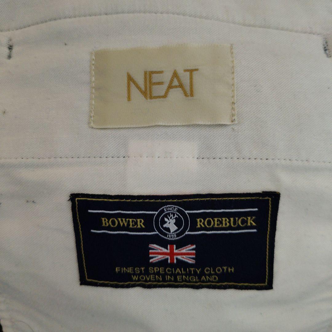 NEAT テーパードスラックス 46 ローバック生地