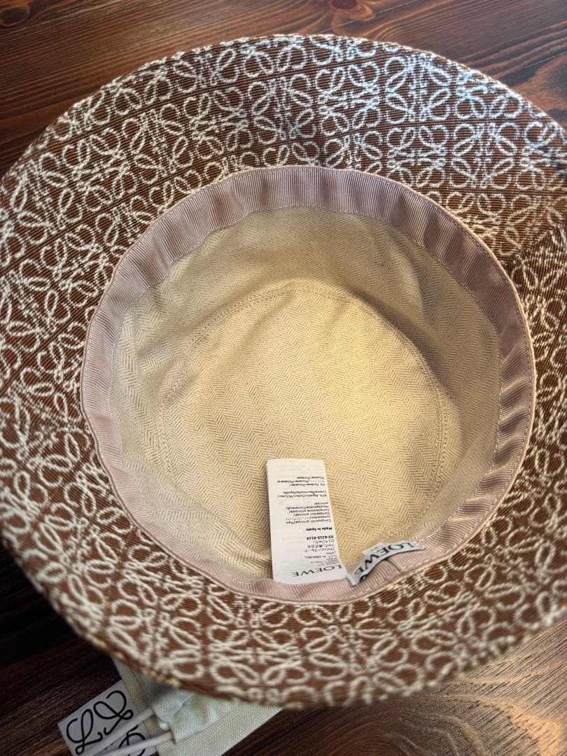 LOEWE バケットハット ブラウン