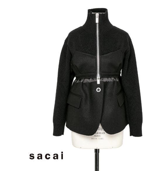 【レア】sacai ニットジャケット