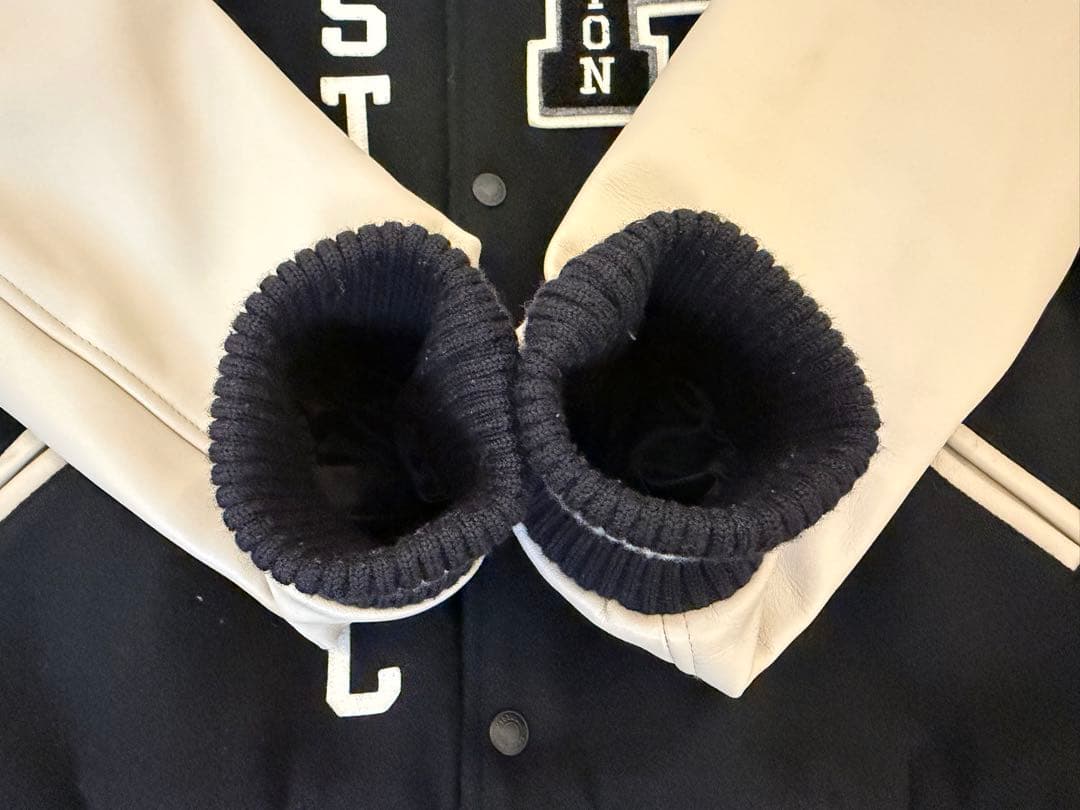 HYSTERIC GLAMOUR SEE NO EVIL スタジャン 黒 L