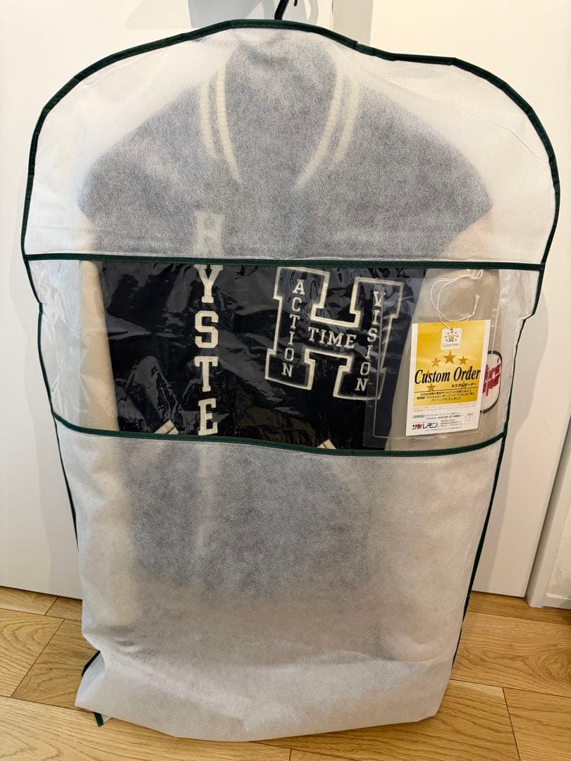 HYSTERIC GLAMOUR SEE NO EVIL スタジャン 黒 L