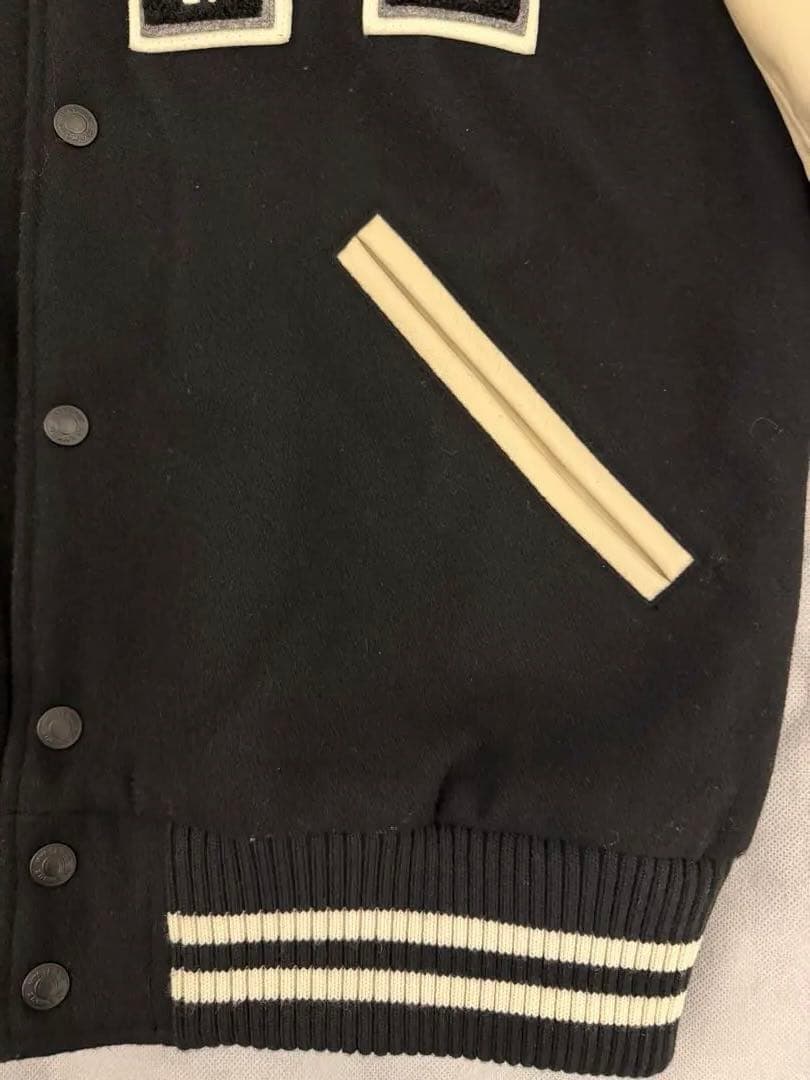 HYSTERIC GLAMOUR SEE NO EVIL スタジャン 黒 L