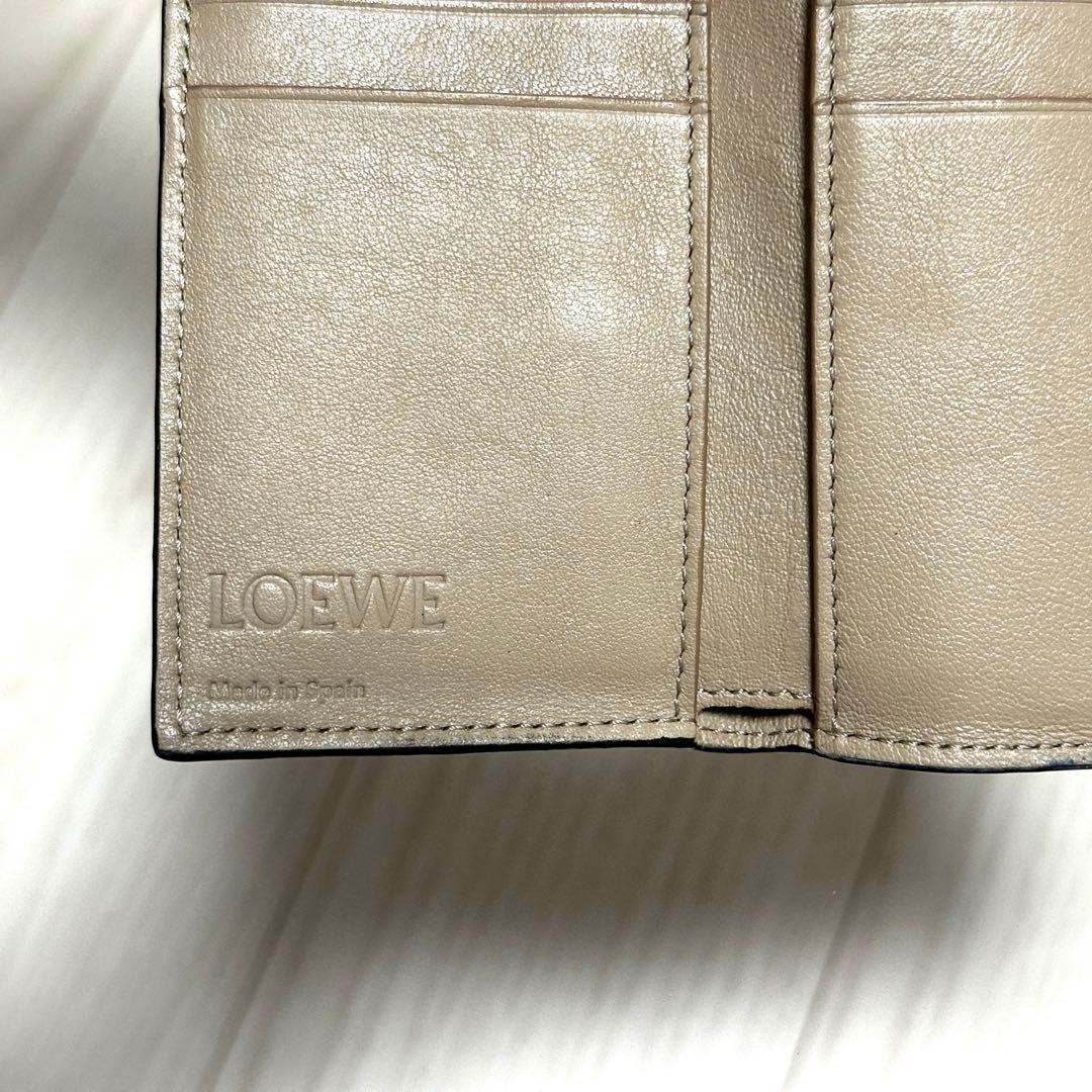 LOEWE 三つ折財布 アナグラム トライフォールド ウォレット